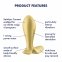 Анальная смарт-пробка с вибрацией Satisfyer Intensity Plug Gold (SO8627) 3