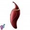 Клиторальный вибромассажер с язычком и вибрацией Zalo Hero, Wine Red (ZL01601) 1