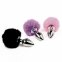 Анальная пробка FeelzToys - Bunny Tails Butt Plug Purple (SO5062) 1