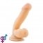 Фаллоимитатор киберкожа AU NATUREL 6.5INCH SENSA FEEL DILDO (T330704) 0