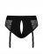 Мереживні труси для страпона з підв'язками для панчох Strap-On-Me DIVA HARNESS - M 7