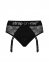Мереживні труси для страпона з підв'язками для панчох Strap-On-Me DIVA HARNESS - M 8