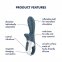 Анальный вибратор надувной Satisfyer Air Pump Booty 2 (SO8410) 3