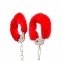 Оковы с мехом Ankle Cuffs, Red (810252) 0
