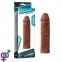 Насадка на член Pleasure X-Tender Penis Sleeve Brown Add 2