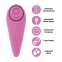 Пульсатор для клитора плюс вибратор FeelzToys - FemmeGasm Tapping & Tickling Vibrator Pink (SO4579) 1