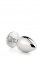Анальная пробка с камнем GLEAMING LOVE SILVER PLUG MEDIUM (DT21786) 1