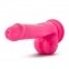 Фаллоимитатор с двойной плотностью NEO ELITE COCK W. BALLS NEON PINK (T331186) 0