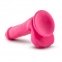 Фаллоимитатор с двойной плотностью NEO ELITE COCK W. BALLS NEON PINK (T331186) 1