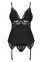 Корсет Obsessive 810-COR-1 corset & thong black S/M (410841) 2