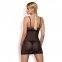 Сорочка Obsessive Wonderia chemise & thong black S/M (410926) 0