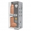 Фаллоимитатор SilexD Kingston Flesh (MODEL 15in), двухслойный, силикон+Silexpan, 38х7 см 0