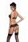 Сексуальный комплект с поясом для чулок LOVELIA SET black S/M - Passion (SO4778) 0