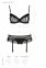 Сексуальный комплект с поясом для чулок LOVELIA SET black S/M - Passion (SO4778) 5