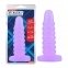 Велика анальна пробка Chisa Hi-Rubber Chubby Anal Plug Purple (CH30751) 0