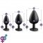 Набор анальных пробок LUXE BLING PLUGS TRAINING KIT WHITE GEMS (T330854) 2