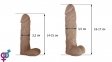Крафтовое мыло-член с присоской Чистый Кайф Violet size M 0