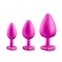 Набір анальних пробок LUXE BLING PLUGS TRAINING KIT PINK (T330855) 0