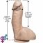 Кончающий фаллоимитатор Doc Johnson The Amazing Squirting Realistic Cock, телесный 0