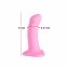 Фалоімітатор Fun Factory AMOR, рожевий, довжина 14,6 см, діаметр 3,7 см, вигнутий, SX0984 2