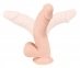 Фаллоимитатор с мошонкой Nature Skin Medium Bendable Dildo (61325328190000) 0