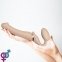 Безремневой страпон Strap-On-Me VIBRATING Flesh M (SO3355) 0