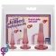 Набір анальних пробок Doc Johnson Crystal Jellies Anal Initiation Kit - Pink 2