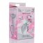 Анальная пробка со стразом Pink Gem Glass Anal Plug With Gem стеклянная, Medium (AG430-Medium) 2