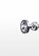 Анальная елка S . металлическая с камнем Diamond Star Beads ToyJoy (TJ10576) 1