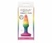 Анальная пробка NS Novelties COLOURS PRIDE EDITION PLEASURE PLUG MINI (T280665) 0