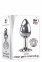 Анальная пробка с камнем A&E CLEAR GEM ANAL PLUG SMALL (T840632) 0