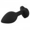 Анальная пробка с камнем Silicone Butt Plug, силикон (537594) 0
