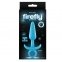 Анальна пробка з кільцем, що світиться FIREFLY PRINCE MEDIUM BLUE (T280463) 0
