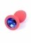 Анальная пробка с синим камнем Jewellery (BS64080) 0