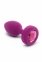 Анальная пробка с вибрацией B-Vibe Vibrating Jewel Plug S/M Pink Ruby, силиконовая, розовая (BV31664) 1