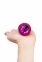 Анальная пробка с вибрацией B-Vibe Vibrating Jewel Plug S/M Pink Ruby, силиконовая, розовая (BV31664) 5