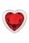 Анальная пробка стеклянная ADAM ET EVE RED HEART GEM GLASS PLUG LARGE (T840733) 7