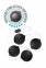 Анальные шарики Blush Anal Adventures Pleasure Balls - Black (T331481) 0