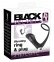Массажер простаты с эрекционным кольцом Black Velvets Vibrating Ring & Plug 0