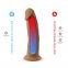 Фаллоимитатор SilexD Henry Caramel (MODEL 2 size 7.5in), двухслойный, силикон+Silexpan, диаметр 4,8 см, (SX3434) 0
