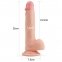 Фалоімітатор Dual-Layered Liquid Silicone Nature Cock Flesh 8,5