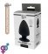 Термоактивная анальная пробка PREMIUM SILICONE PLUG M BLACK (DT21602) 0