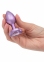 Анальная пробка CalExotics Diamond Heart Plug Small, фиолетовая, 5,7 × 3,2 см, (CE16516F) 0