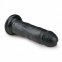 Фалоімітатор EasyToys Realistic Dildo, 15,5х4 см, чорний (ET26521) 0