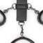 Набор для фиксации шеи и запястья Easytoys, искусственная кожа, черный (ET29959) 2