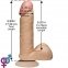 Фаллоимитатор Doc Johnson The Realistic Cock 6 inch White - PVC 1