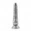 Подвійний фаллоімітатор Chisa Dark Muscle 8.0 Dildo-Silver (CH94680) 0