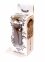 Конусная анальная пробка с камнем серебро S Boss of toys (BS6400057) 5