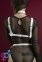 Портупея на грудь Feral Feelings - Harness Bra, лиф, натуральная кожа, цвет белый (SO3438) 0