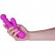 Вибратор-кролик рельефный Double Up Miss V, фиолетовый (MSV52071) 2